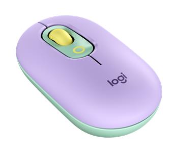 Logitech myš POP - zeleno-fialová/optická/ 4 tlačítka/bezdrátová/Bluetooth/4000dpi