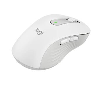 Logitech myš Signature M650 Large/optická/bezdrátová/400-2000dpi/5 tlačítek/logitech bolt/světle šedá/pro leváky