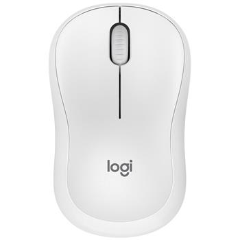 Logitech myš Wireless M240 silent - optická, bezdrátová, 3 tlačítka,tichá, bluetooth, 400-4000dpi, bílá