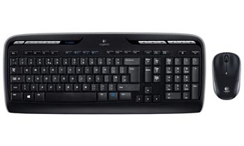 Logitech set klávesnice a myši MK330/ bezdrátový/ 2.4GHz/ USB přijímač/ US/ černý