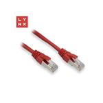 LYNX FTP patch kabel Cat5e PVC, CCA, 0,5m, červený (prodej po 10ks)