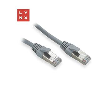 LYNX FTP patch kabel Cat5e PVC, CCA, 2m, šedý