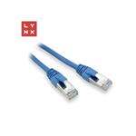 LYNX FTP patch kabel Cat5e PVC, CCA, 7m, modrý