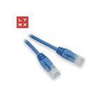 LYNX UTP patch kabel Cat5e, PVC, CCA, 15m, modrý