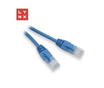 LYNX UTP patch kabel Cat5e, PVC, CCA, 2m, modrý