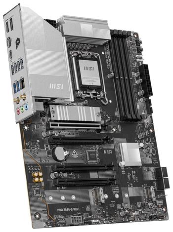 MSI PRO Z890-S WIFI / Intel Z890 / LGA1851 / 4x DDR5 / 3x M.2 / USB-C / HDMI / DP / WiFi / ATX