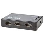 NEDIS HDMI přepínač/ 3x HDMI vstup/ 1x HDMI výstup/ 1080p/ ABS/ antracit/ box