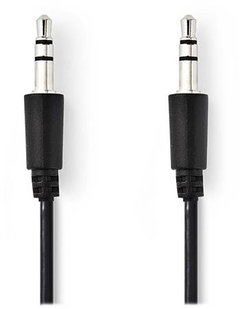 NEDIS kabel jack 3,5 mm - jack 3,5 mm/ černý/ bulk/ 1m