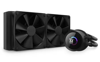 NZXT vodní chladič Kraken 240 / 2x120mm fan / 4-pin PWM / LCD disp. / 6 let