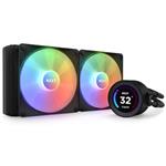 NZXT vodní chladič Kraken 280 ELITE RGB / 2x140mm RGB fan / 4-pin PWM / LCD disp. / 6 let