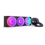 NZXT vodní chladič Kraken 360 ELITE RGB / 3x120mm RGB fan / 4-pin PWM / LCD disp. / 6 let