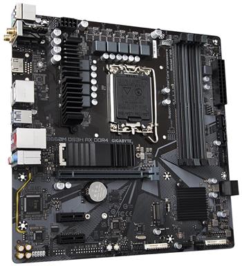 OPRAVENÉ - GIGABYTE B660M DS3H AX DDR4 / Intel B660 / LGA1700 / 4x DDR4 / 2x M.2 / DP / HDMI / USB-C / WiFi / mATX