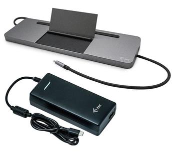 OPRAVENÉ - i-tec dokovací stanice USB-C/ 4K Triple Display/ DP/ HDMI/ VGA/ 2x USB 3.0/ 2x USB 2.0/ LAN/ PD 85W + nabíje