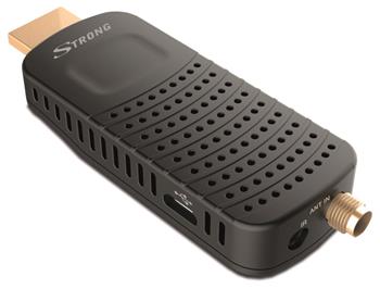 OPRAVENÉ - STRONG DVB-T/T2 tuner HDMI stick SRT 82/ Full HD/ H.265/HEVC/ externí anténa/ EPG/ PVR/ HDMI/ USB/ micro USB