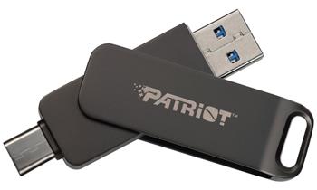 PATRIOT RAGE R550 128GB / USB Typ-A + USB Typ-C / USB 3.2 Gen 1 / šedá