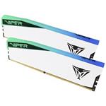 Patriot Viper Elite 5/DDR5/32GB/6200MHz/CL42/2x16GB/RGB/White