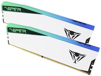 Patriot Viper Elite 5/DDR5/64GB/6200MHz/CL42/2x32GB/RGB/White