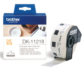 Brother - Originální štítek DK-11218 - černá na bílé, 1000 ks