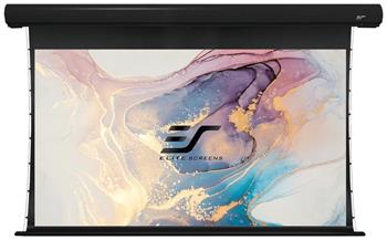 ELITE SCREENS plátno elektrické motorové 100" (254cm)/ 16:9/124,5×221,5cm/ hliníkový case černý/24" drop/ MaxWhite FG