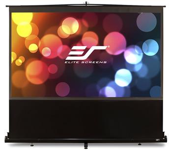 ELITE SCREENS plátno teleskopické od podlahy vzhůru 84" (213,4cm)/ 4:3/ 128×170,7cm/ gain 1.1/ case černý