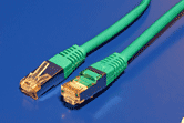 FTP patchkabel kat. 5e, 0,25m, zelený