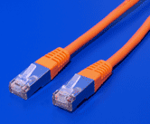 FTP patchkabel kat. 5e, 5m, oranžový