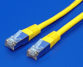 FTP patchkabel kat. 5e, 5m, žlutý