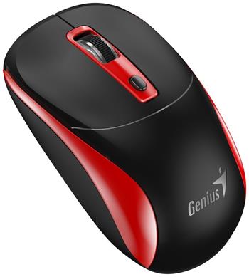 GENIUS NX-7123 BlackRed/ 1200 dpi/ bezdrátová/ Copilot/ 4tlačítková/ černočervená