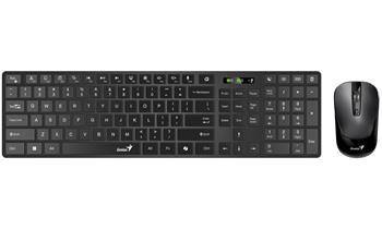 GENIUS SlimStar 8250/ Bezdrátový set Bluetooth + 2,4GHz/ Copilot/ USB/ černá/ CZ+SK layout