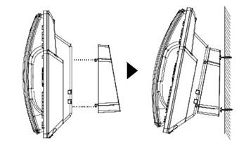 Grandstream držák pro montáž na zeď pro GRP2614/2615/2616/GXV3350/GXV3450