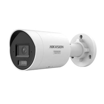 Hikvision 4MPix IP Bullet AcuSense kamera s nastavitelným ohniskem objektivu; IR 40m, Mikrofon, Blikač, IP67