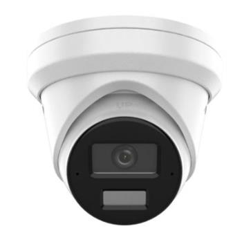 Hikvision 8MPix IP Turret Smart Hybrid Light AcuSense kamera; LED/IR 30m, mikrofon, IP67