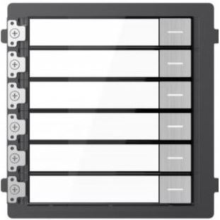 Hikvision Modul interkomu se 6 tlačítky; nerez