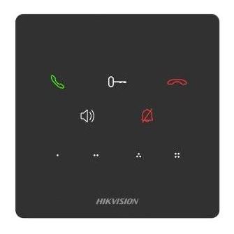 Hikvision Vnitřní dotyková IP Audio stanice bez obrazovky, PoE, alarm