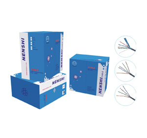 Kabel Nenshi FTP cat. 6 drát šedý