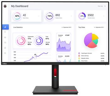 Lenovo ThinkVision/P32p-30/31,5"/IPS/4K UHD/60Hz/6ms/Black/3R