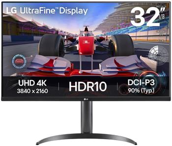 LG monitor 32UR550K-B 31,5" VA 4K 3840x2160 / 16:9 / 250cdm / 4ms / DP /2xHDMI/repro/ výškově nastav.