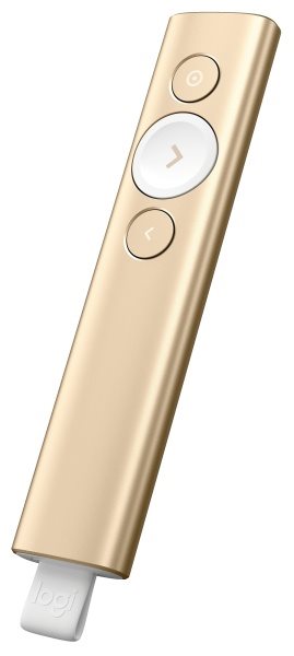 Logitech prezentér Spotlight , 3D akcelerometr a gyroskop, zlatý