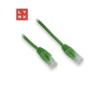 LYNX UTP patch kabel Cat5e, PVC, CCA, 20m, zelený
