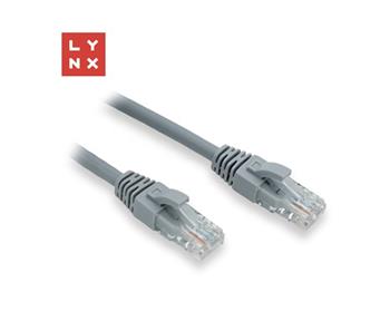 LYNX UTP patch kabel Cat6, PVC, 5m, šedý