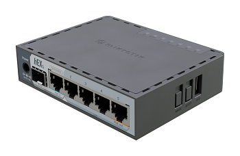 MikroTik hEX S, E60iUGS 5x GbE, 2,5 G SFP, USB 3.0, L4, PSU
