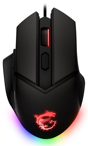MSI herní myš CLUTCH GM20 ELITE/ 6.400 dpi/ RGB podsvícení/ 6 tlačítek/ USB