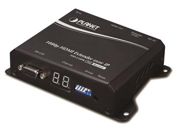 Planet IHD-210PR, HDMI video extender, přijímač, Full HD, H.264, multicast, IR, napájení PoE