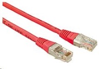 Solarix - patch kabel CAT5E UTP PVC 3m červené