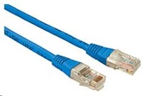 Solarix - patch kabel CAT5E UTP PVC 3m modrý non-snag proof