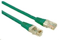 Solarix - patch kabel CAT5E UTP PVC 3m zelený non-snag proof