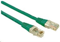 Solarix - patch kabel CAT5E UTP PVC 5m zelený non-snag proof
