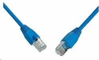 Solarix - patch kabel CAT6 SFTP PVC 10m modrý snag-proof