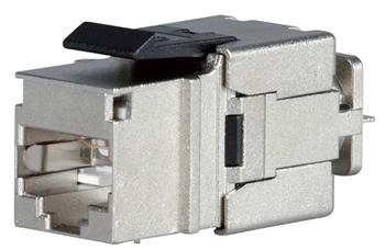 Solarix - rychlozařezávací keystone CAT6A STP