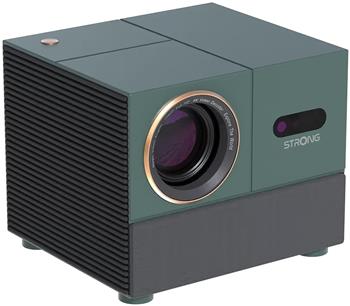 STRONG projektor MIRA 1/ LCD/ FHD (1920x1080)/ 300 ANSI lm/ USB 2.0/ HDMI/ BT/ Wi-Fi/ Repro/ Android 11/ šedo-zelený